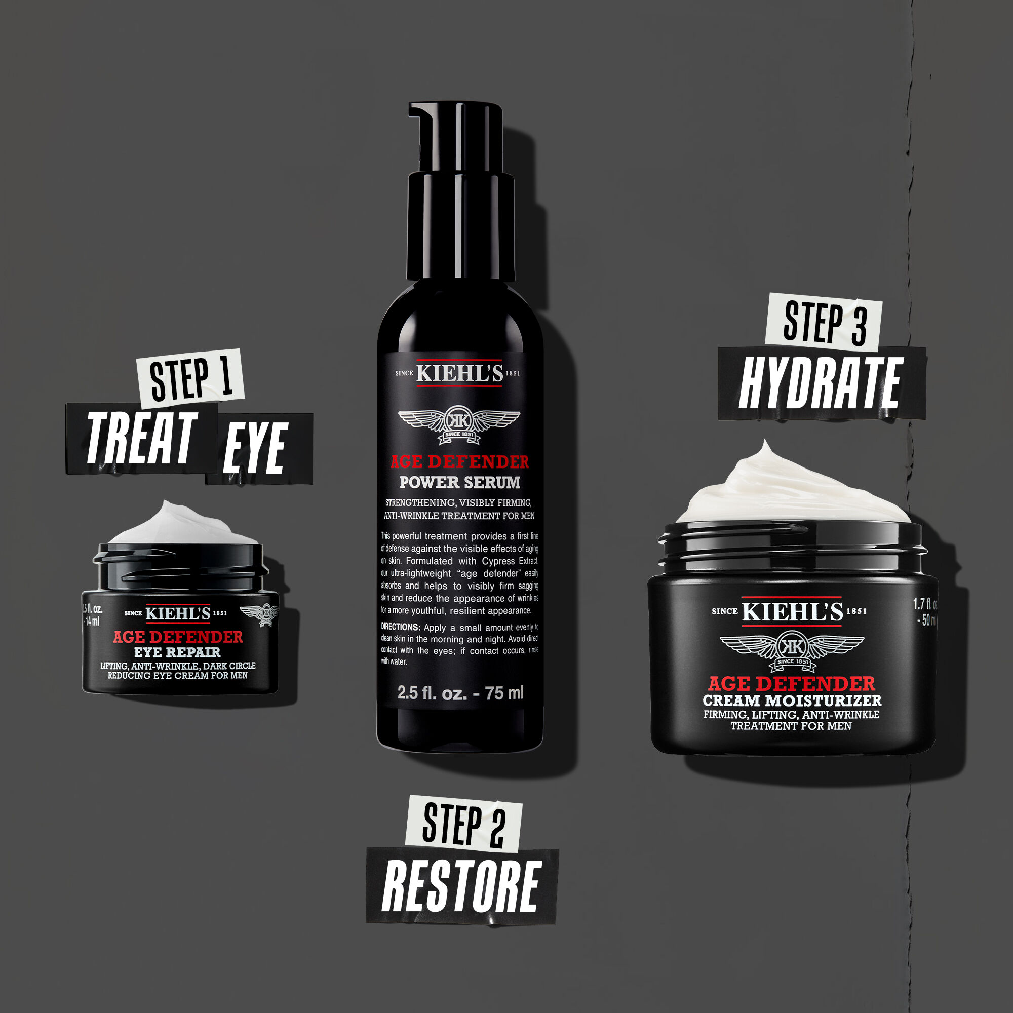 Age Defender Eye Repair – Men's Eye Cream – Kiehl's